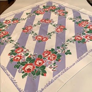 Vintage Anthropologie shabby chic tablecloth